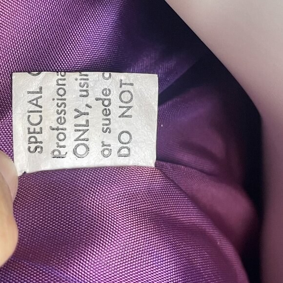 80s Glam Womens Real Leather Dress Navy Blue Ruched Size 9 Glam Rock Dress - Picture 16 of 16